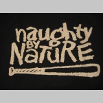 Naughty by Nature - čierne pánske tričko 100%bavlna Naughty by Nature - čierne pánske tričko 100%bavlna
