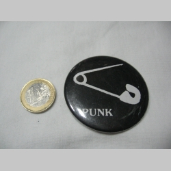 Punk zicherka odznak veľký,  priemer 55mm