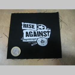 Rise Against   potlačená nášivka rozmery cca. 12x12cm (po krajoch neobšívaná