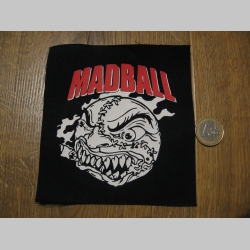 Madball - potlačená nášivka rozmery cca. 12x12cm (po krajoch neobšívaná)