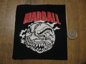 Madball - potlačená nášivka rozmery cca. 12x12cm (po krajoch neobšívaná)