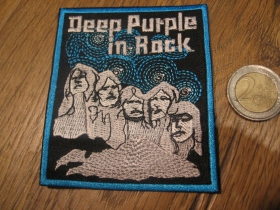 Deep Purple - nažehľovacia vyšívaná nášivka - nažehlovačka (možnosť nažehliť alebo našiť na odev) materiál 100%bavlna