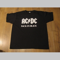 AC/DC čierne p&aacute;nske tričko materi&aacute;l 100% bavlna