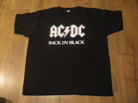 AC/DC čierne p&aacute;nske tričko materi&aacute;l 100% bavlna