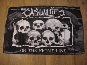 Casualties vlajka hrub&aacute; s obr&aacute;zkom na jednej strane, rozmery 56x89cm materi&aacute;l 100% polyester