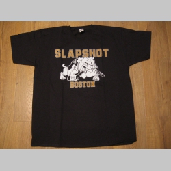 Slapshot - čierne pánske tričko 100%bavlna Slapshot - čierne pánske tričko 100%bavlna