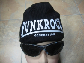 Punkrock Generation Zimná čiapka na založenie v zátylku s tlačeným logom univerzálna veľkosť 65%akryl 35%vlna