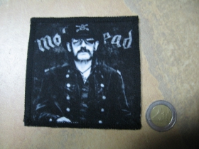 Motorhead - Lemmy ofsetová nášivka po krajoch obšívaná cca. 9x9cm 