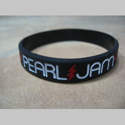 Pearl Jam pružný silikónový náramok s vyrazeným motívom 