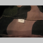 Dámska VINTAGE hrubá maskáčová army košeľa farby Woodland so zapínaním na gombíky - praná posledný kus veľkosť M/L 140 