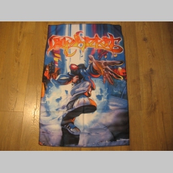 Limp Bizkit vlajka hrubá s obrázkom na jednej strane, rozmery 56x89cm materiál 100% polyester Limp Bizkit vlajka hrubá s obrázkom na jednej strane, rozmery 56x89cm materiál 100% polyester