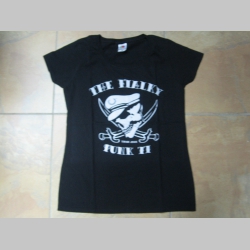 The Fialky Punk 77 čierne dámske tričko 100%bavlna