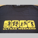 Ultras weekend čierne pánske tričko 100%bavlna