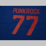 Punkrock 77 mikina s kapucou stiahnutelnou šnúrkami a klokankovým vreckom vpredu 