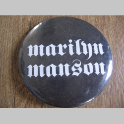 Marylin Manson odznak veľký, priemer 55mm