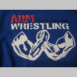 Arm Wrestling - Strong and Hard hrubá mikina na zips s kapucou