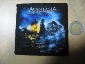 Avantasia ofsetová nášivka po krajoch obšívaná cca. 9x9cm 