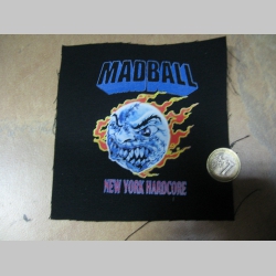 Madball  potlačená nášivka rozmery cca. 12x12cm (po krajoch neobšívaná)