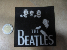 Beatles ofsetová nášivka po krajoch neobšívaná cca. 9x9cm 