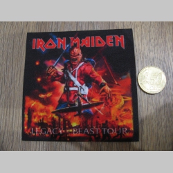 Iron Maiden  ofsetová nášivka po krajoch neobšívaná cca. 9x9cm