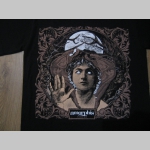 Amorphis čierne pánske tričko materiál 100% bavlna