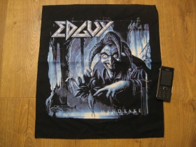 Edguy veľká chrbtová nášivka po krajoch obšívaná, materiál 100% bavlna rozmery: 48x44cm