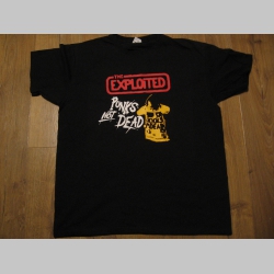 Exploited - Punks not Dead čierne detské tričko 100%bavlna