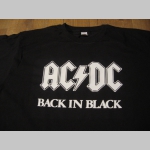 AC/DC čierne p&aacute;nske tričko materi&aacute;l 100% bavlna