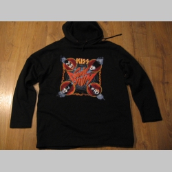 Kiss čierna mikina materi&aacute;l 100%bavlna posledn&yacute; kus veľkosť XL