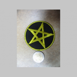 Pentagram  nažehľovacia vyšívaná nášivka (možnosť nažehliť alebo našiť na odev)