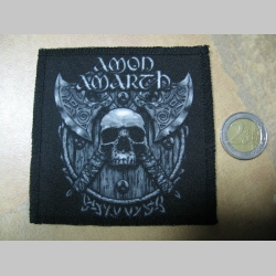 Amon Amarth ofsetová nášivka po krajoch obšívaná cca. 9x9cm 