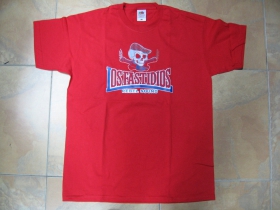 Los Fastidios, červené pánske tričko 100%bavlna Fruit of The Loom