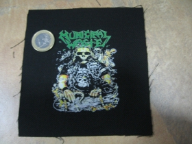 Municipal Waste  potlačená nášivka rozmery cca. 12x12cm (po krajoch neobšívaná