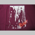 The Clash bordové pánske tričko 100%bavlna