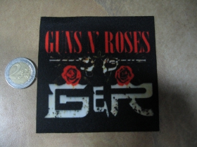 Guns n Roses ofsetová nášivka po krajoch neobšívaná cca. 9x9cm
