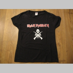 Iron Maiden čierne dámske tričko materiál 100% bavlna
