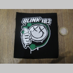 Blink 182 potlačená nášivka rozmery cca. 12x12cm (po krajoch neobšívaná)