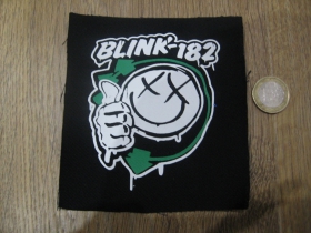 Blink 182 potlačená nášivka rozmery cca. 12x12cm (po krajoch neobšívaná)