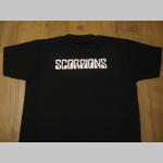 Scorpions čierne pánske tričko materiál 100% bavlna