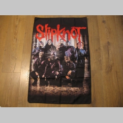 Slipknot vlajka hrubá s obrázkom na jednej strane, rozmery 56x89cm materiál 100% polyester Slipknot vlajka hrubá s obrázkom na jednej strane, rozmery 56x89cm materiál 100% polyester