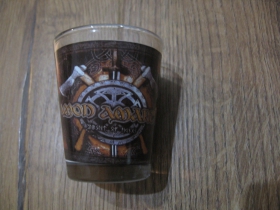 Amon Amarth  sklenený pohárik " poldecák " s farebným motívom objem 0,05l  posledný kus!!!