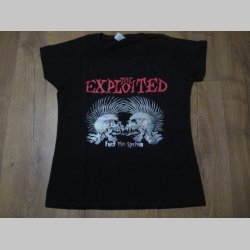 EXPLOITED  dámske čierne tričko 100%bavlna 
