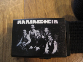 Rammstein - plátený opasok s kovovou prackou