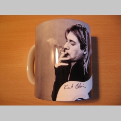 Nirvana - Kurt Cobain,  pohár s uškom, objemom cca. 0,33L