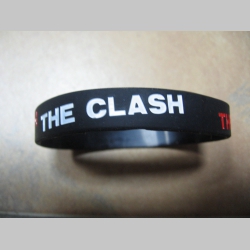 The Clash  pružný gumenný náramok s vyrazeným motívom 