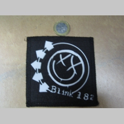 Blink 182 ofsetová nášivka po krajoch obšívaná cca. 9x9cm 