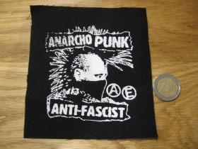 Anarcho Punk potlačená nášivka rozmery cca 12x12cm (po krajoch neobšívaná)