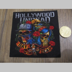 Hollywood Undead ofsetová nášivka po krajoch neobšívaná cca. 9x9cm