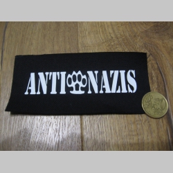  Anti nazis potlačená nášivka cca.12x6cm (po krajoch neobšívaná)