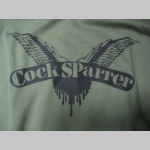 Cock Sparrer mikina s kapucou stiahnutelnou šnúrkami a klokankovým vreckom vpredu 